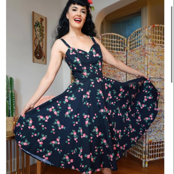 Bernie Dexter Gail Dress in Pin Up Girl Print